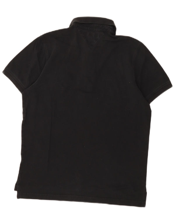 Tommy Hilfiger Herre Slim Fit Polo Shirt Medium Sort