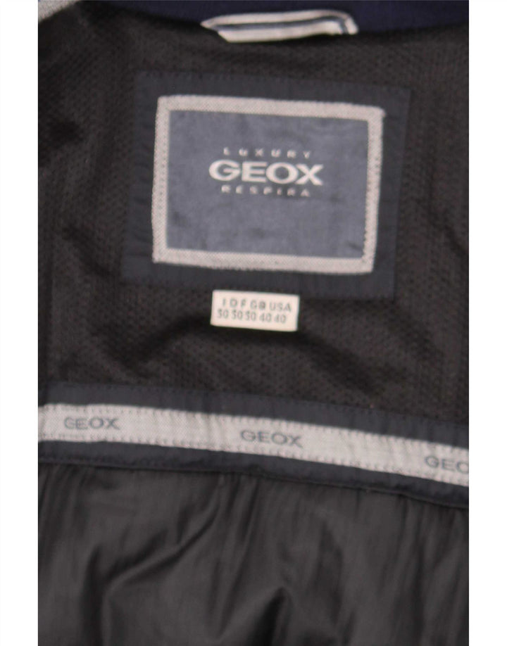 Geox Herre Respira Polstret Jakke UK 40 Large Sort