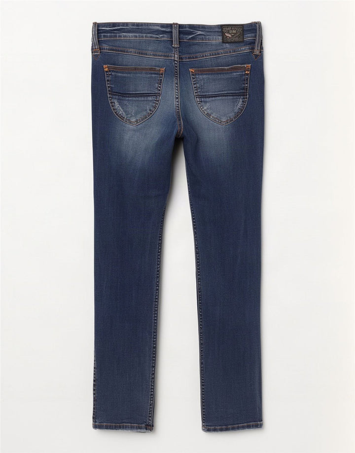 Tommy Hilfiger Dame Slim Jeans W32 L32 Marineblå Bomuld