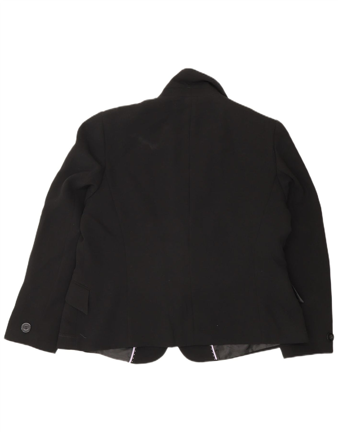 Marks & Spencer Dame 1 Knap Blazer Jacket UK 18 XL Sort