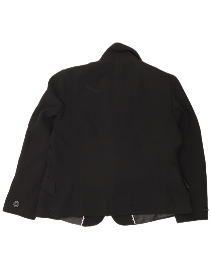 Marks & Spencer Dame 1 Knap Blazer Jacket UK 18 XL Sort
