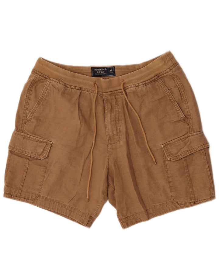 Abercrombie & Fitch Herre Cargo Shorts Medium W32 Brun hør