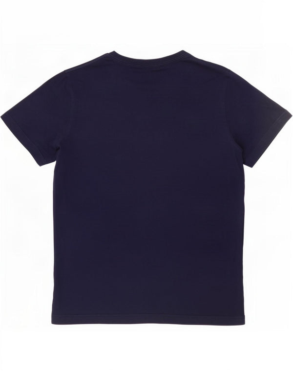 Puma Herre grafisk T-shirt Top Medium Marineblå Bomuld