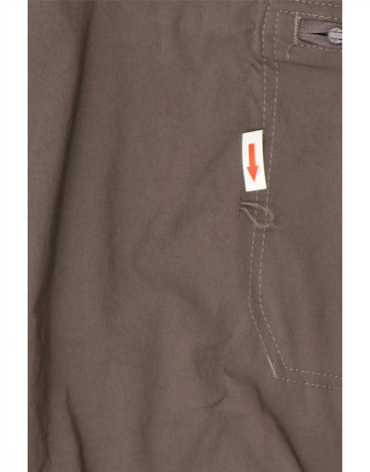 WRANGLER Straight Cargo bukser til mænd W36 L30 Grå nylon