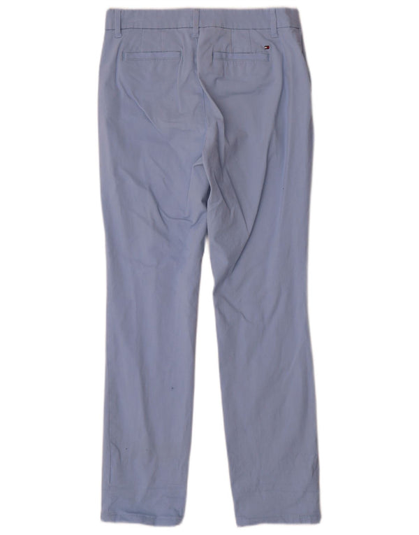 Tommy Hilfiger Dame Slim Chino Bukser US 4 Small W28 L28 Blå Bomuld