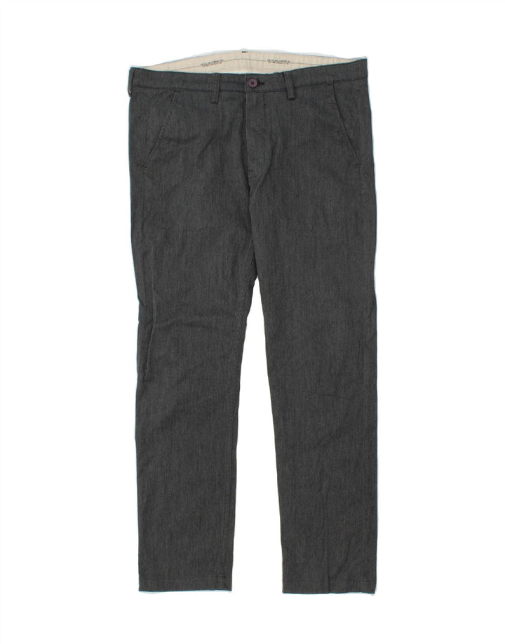LEE Mens Slim Chino Trousers W34 L29 Grey Cotton Vintage Lee and Second-Hand Lee from Messina Hembry 