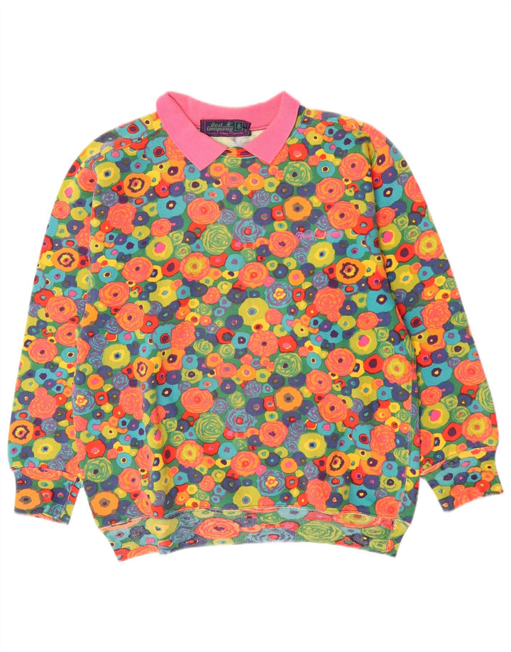 Bedste Firma Dame Sweatshirt Jumper US 8 Medium Multicolored Floral