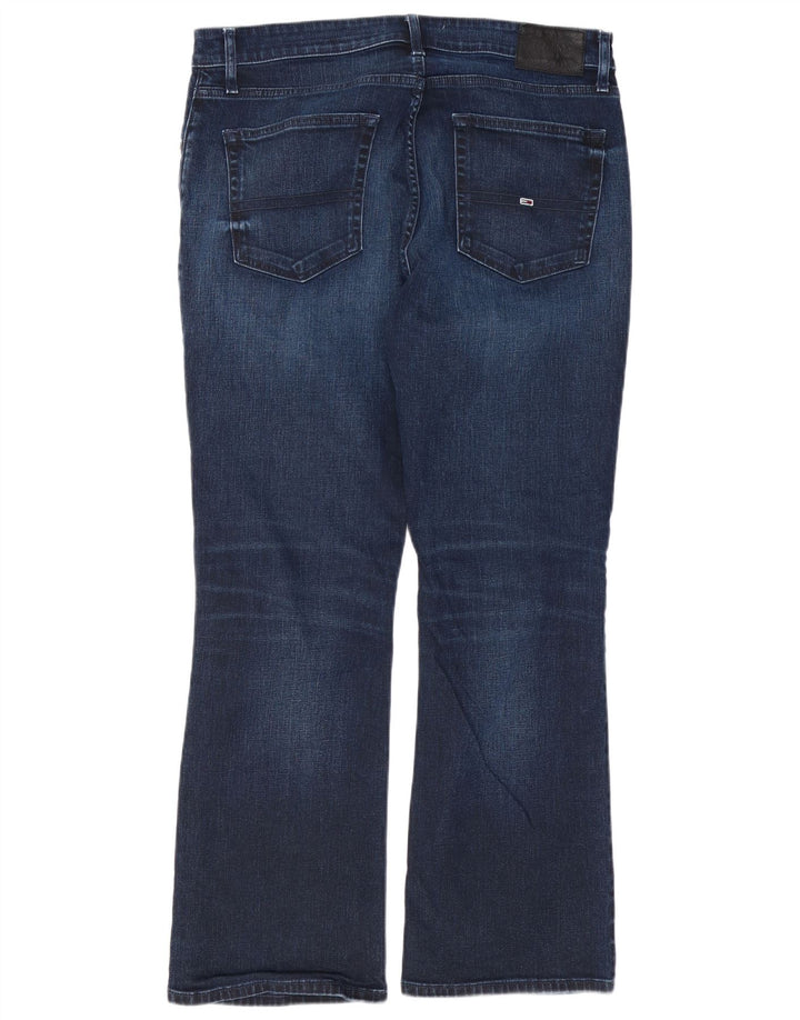 TOMMY HILFIGER Bootcut jeans til mænd W34 L30 Blå bomuld
