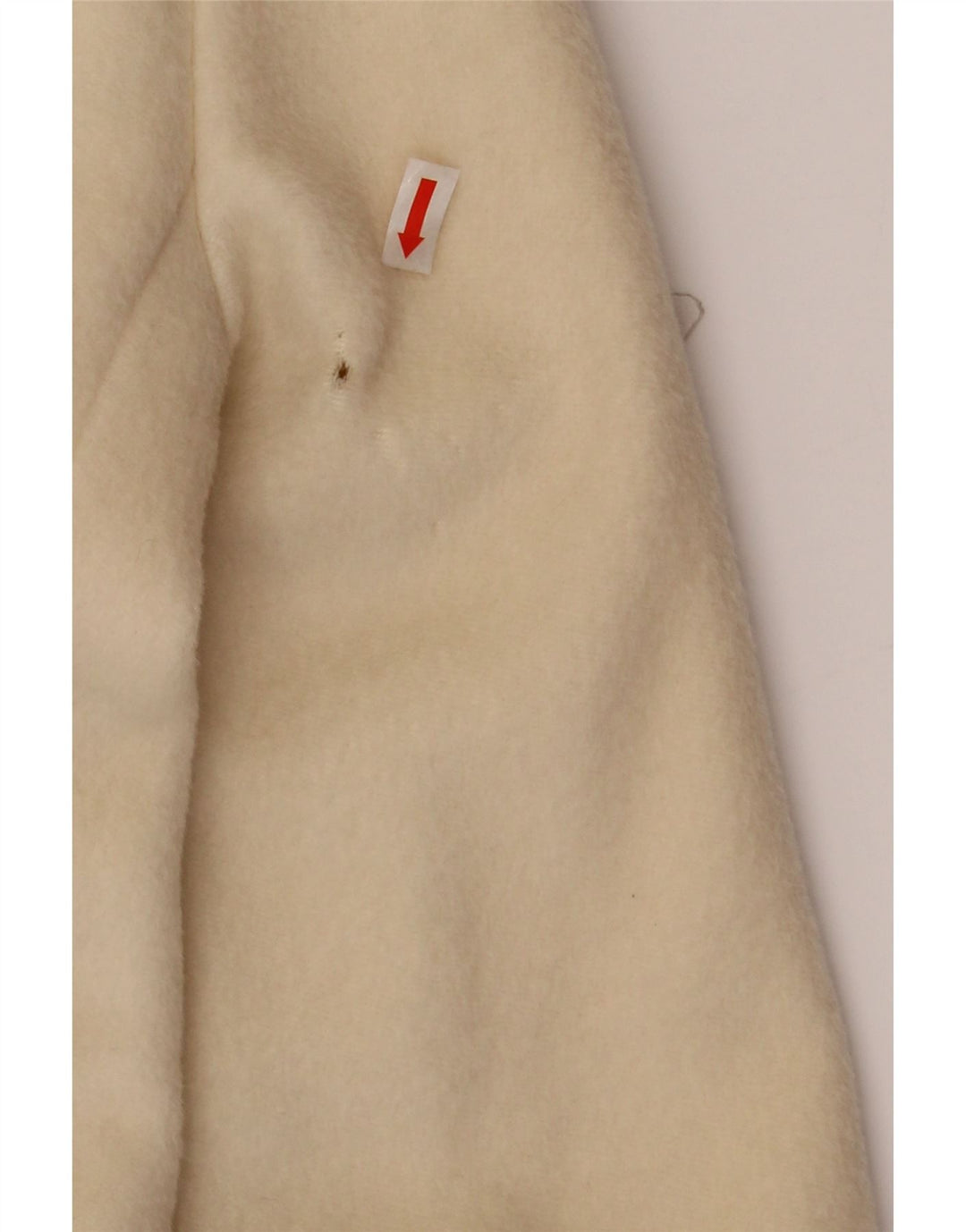 VINTAGE Womens 3/4 Sleeve 1 Button Blazer Jacket IT 42 Medium Beige Wool Vintage Vintage and Second-Hand Vintage from Messina Hembry 