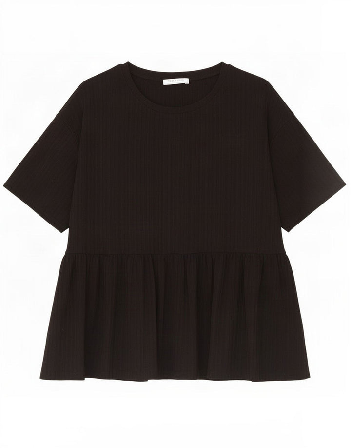 Zara Dame Trafaluc Bluse Top UK 16 Large Black