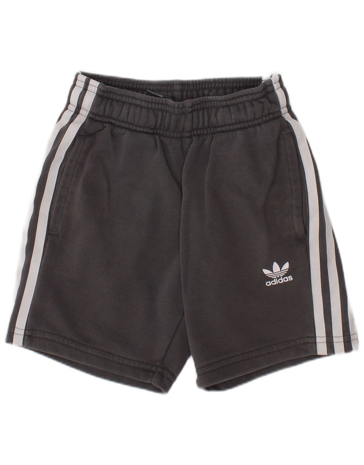 Adidas Boys Sports Shorts 5-6 år Grå Bomuld Sports