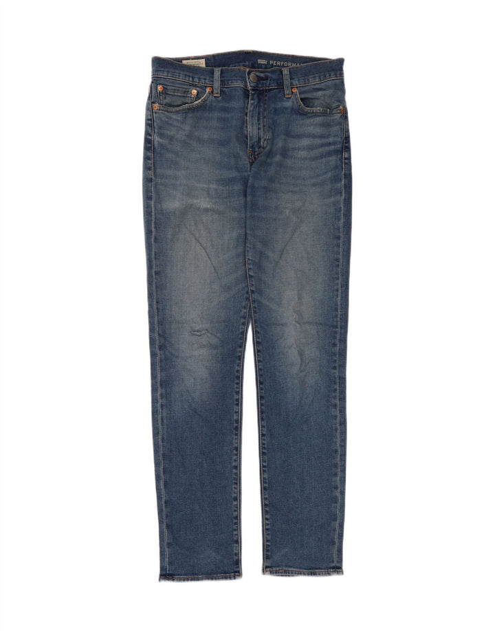 LEVI'S Womens 511 Slim Jeans W30 L32 Blue Cotton Vintage Levi's and Second-Hand Levi's from Messina Hembry 