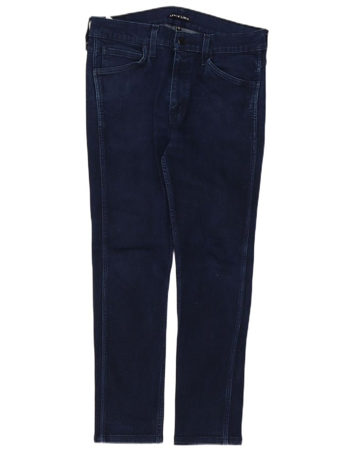 Levi's Slim Jeans til kvinder W32 L26 Marineblå bomuld