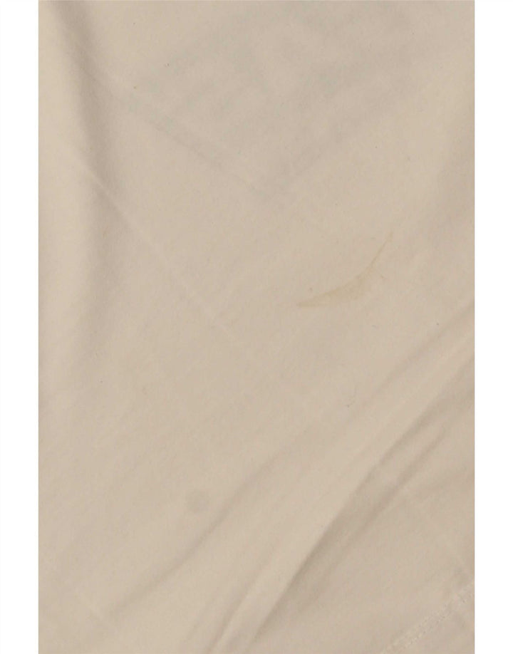Gas Herre Grafisk T-Shirt Top Lille Hvid