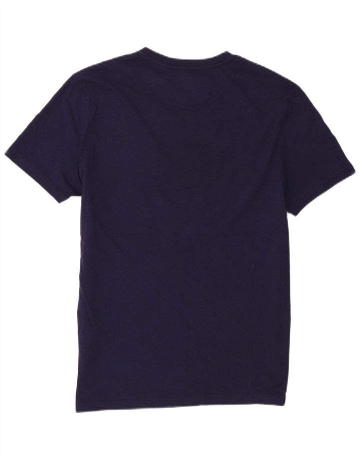 Lyle & Scott Herre T-shirt Top Lille marineblå bomuld