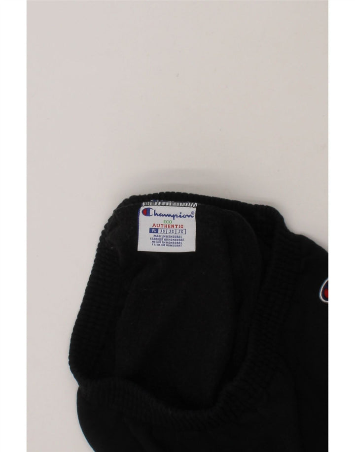 CHAMPION Boys Tracksuit Trousers 11-12 Years Large Black Cotton Vintage Champion and Second-Hand Champion from Messina Hembry 