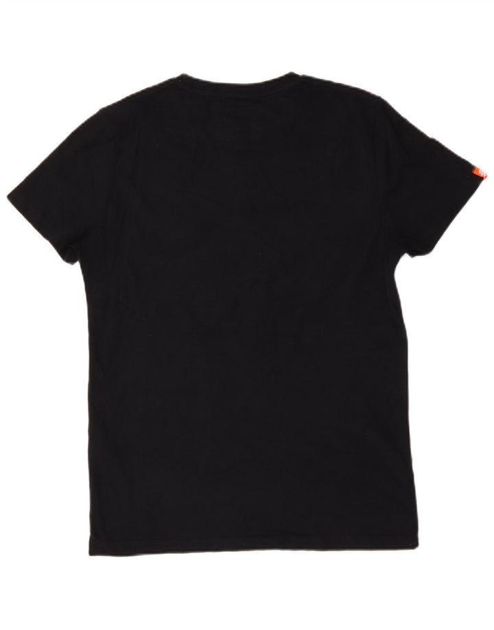 Superdry Herre T-shirt Top Medium Marineblå Bomuld