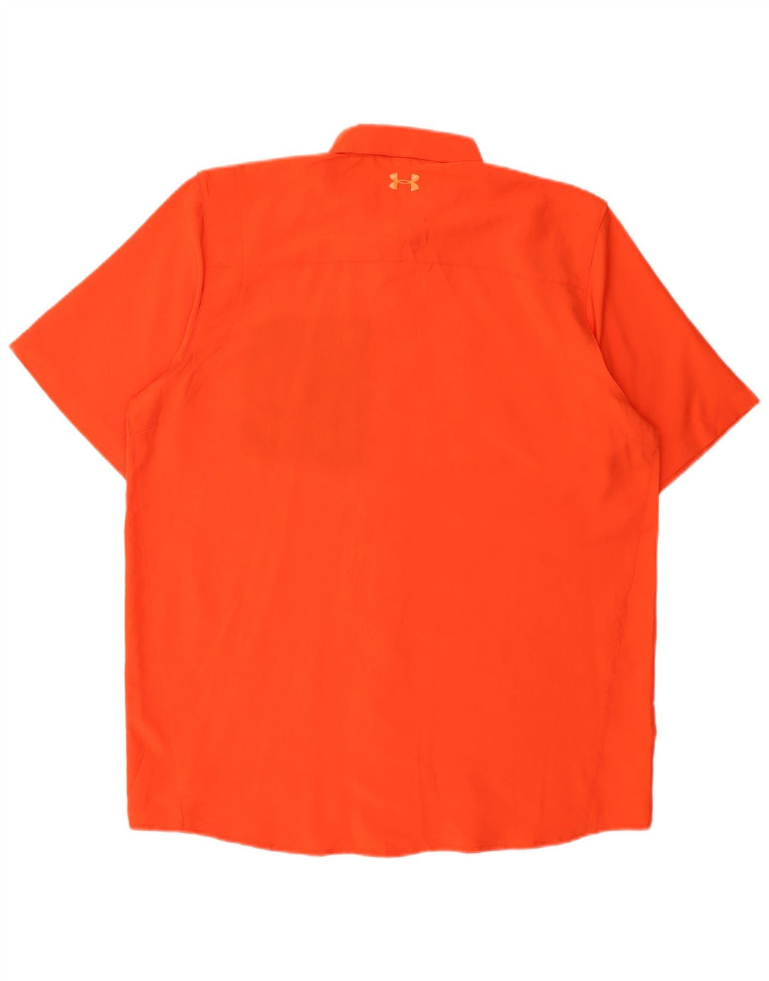 UNDER ARMOUR Herre Heat Gear Kortærmet Skjorte Stor Orange Polyester