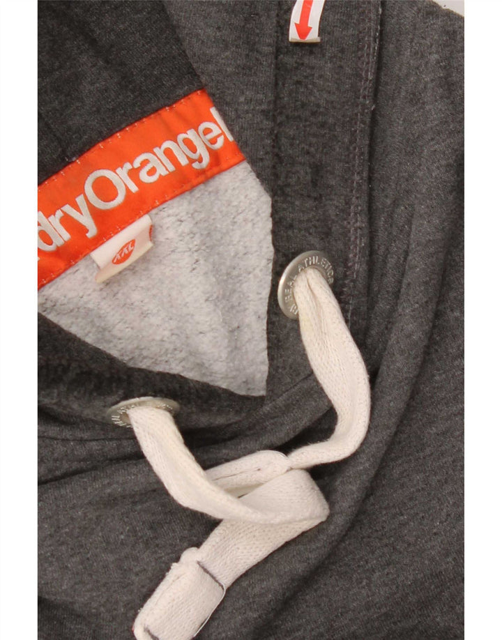 Superdry Hættetrøje til mænd 2XL Grå bomuld