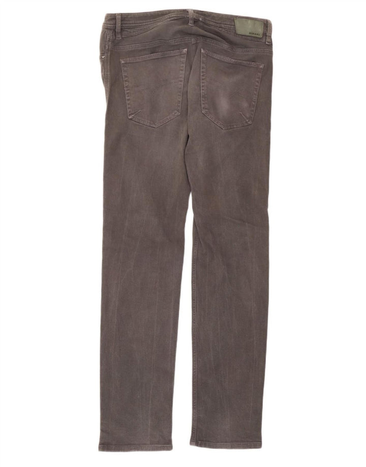 Diesel Herre Slim Jeans W36 L34 Grå Bomuld