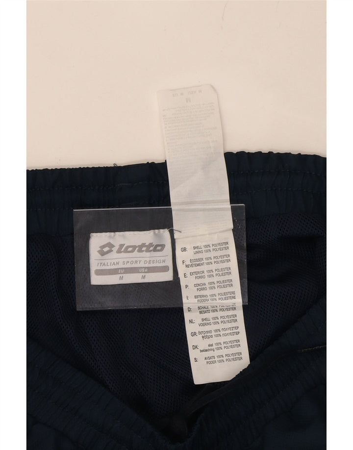 LOTTO Mens Tracksuit Trousers Medium  Navy Blue Polyester Vintage Lotto and Second-Hand Lotto from Messina Hembry 