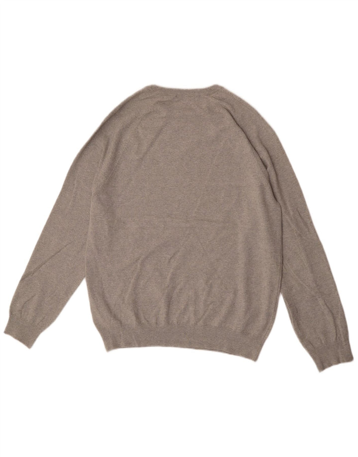 French Connection Herre Crew Neck Jumper Sweater Medium Grey Bomuld