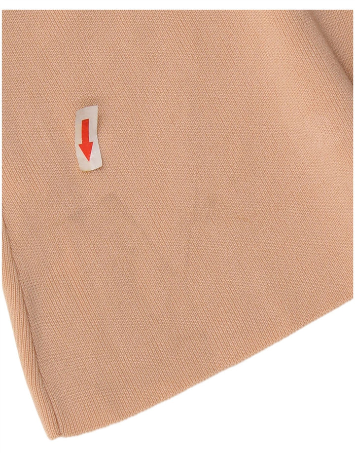 Zara Dametop Langærmet UK 8 Small Beige Viscose
