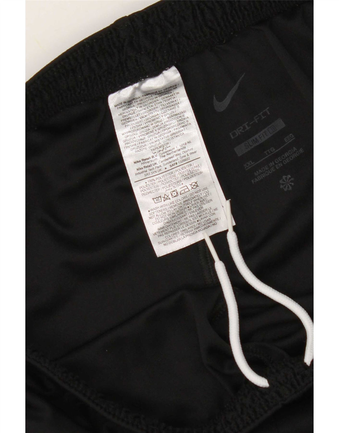 Nike Herre Dri Fit Slim Sportshorts 2XL Sort Polyester