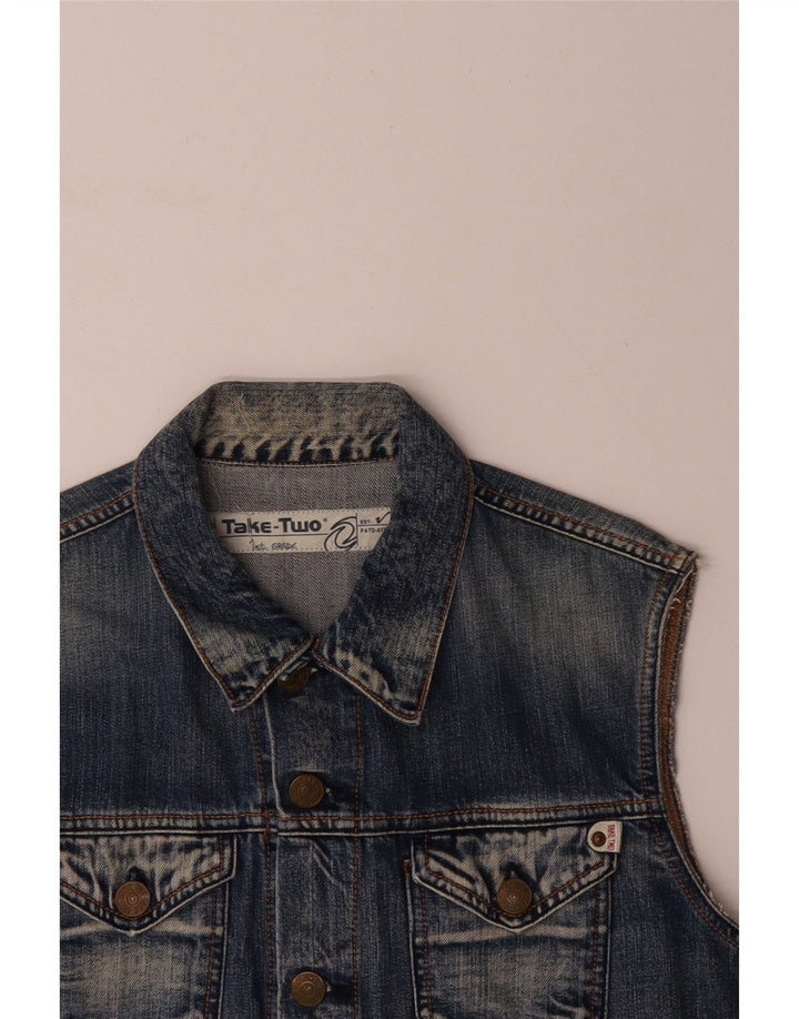TAG TO drenge Denim Gilet 13-14 år XL blå bomuld