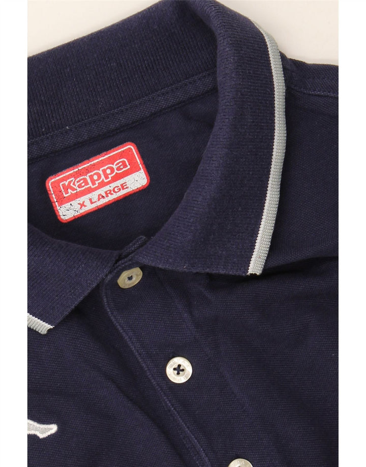 KAPPA Mens Polo Shirt XL Navy Blue Vintage Kappa and Second-Hand Kappa from Messina Hembry 