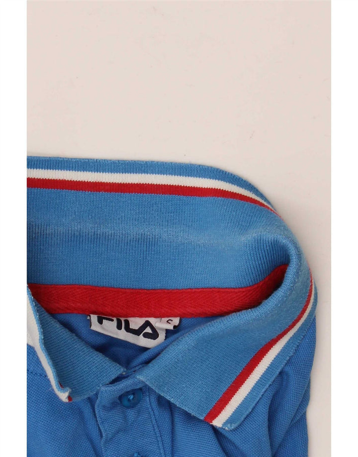 Fila Herre Polo Shirt Lille Blå Stribet