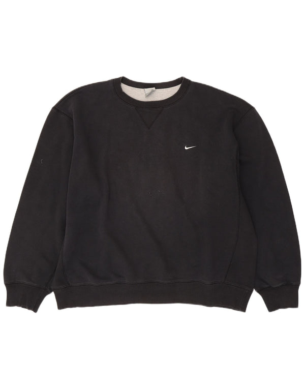 NIKE Sweatshirt Jumper til mænd UK 47/48 2XL Sort