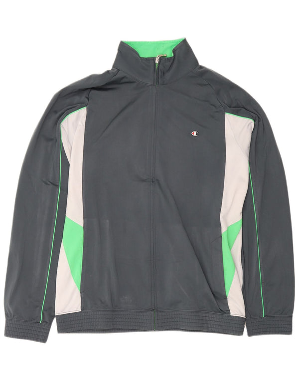 Champion Herre træningsdragt Topjakke 2XL Grå Colourblock Polyester