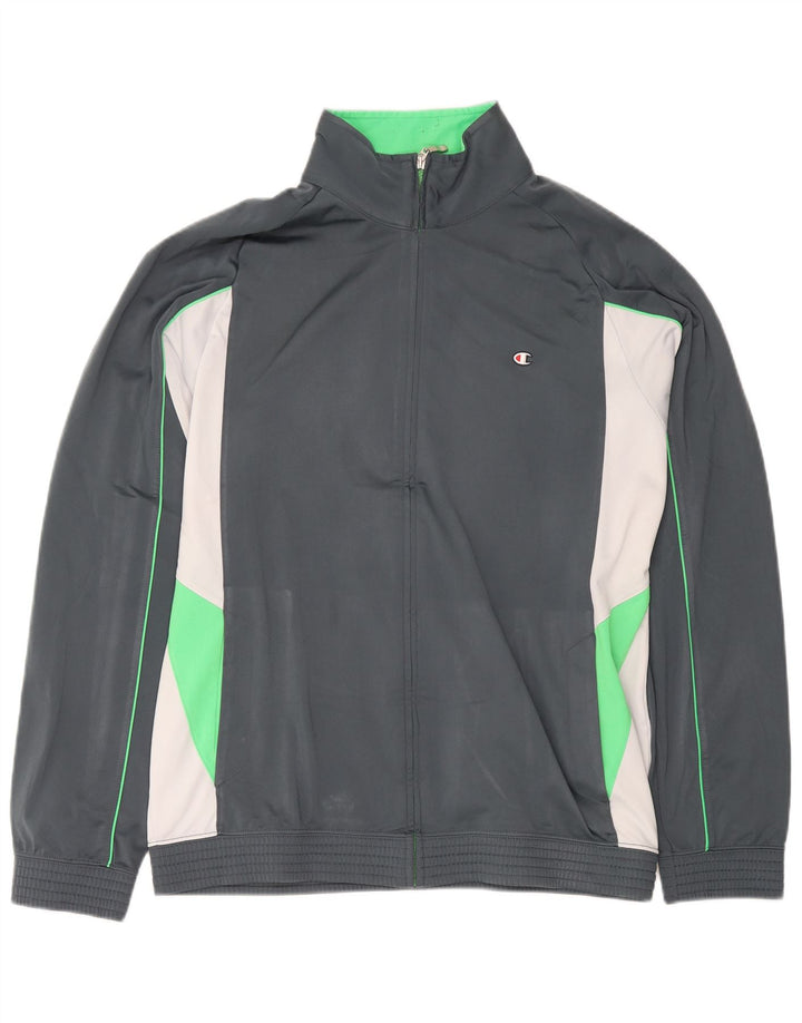 Champion Herre træningsdragt Topjakke 2XL Grå Colourblock Polyester