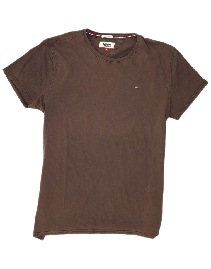 Tommy Hilfiger Herre Regular Fit T-shirt Top Medium Grey Bomuld