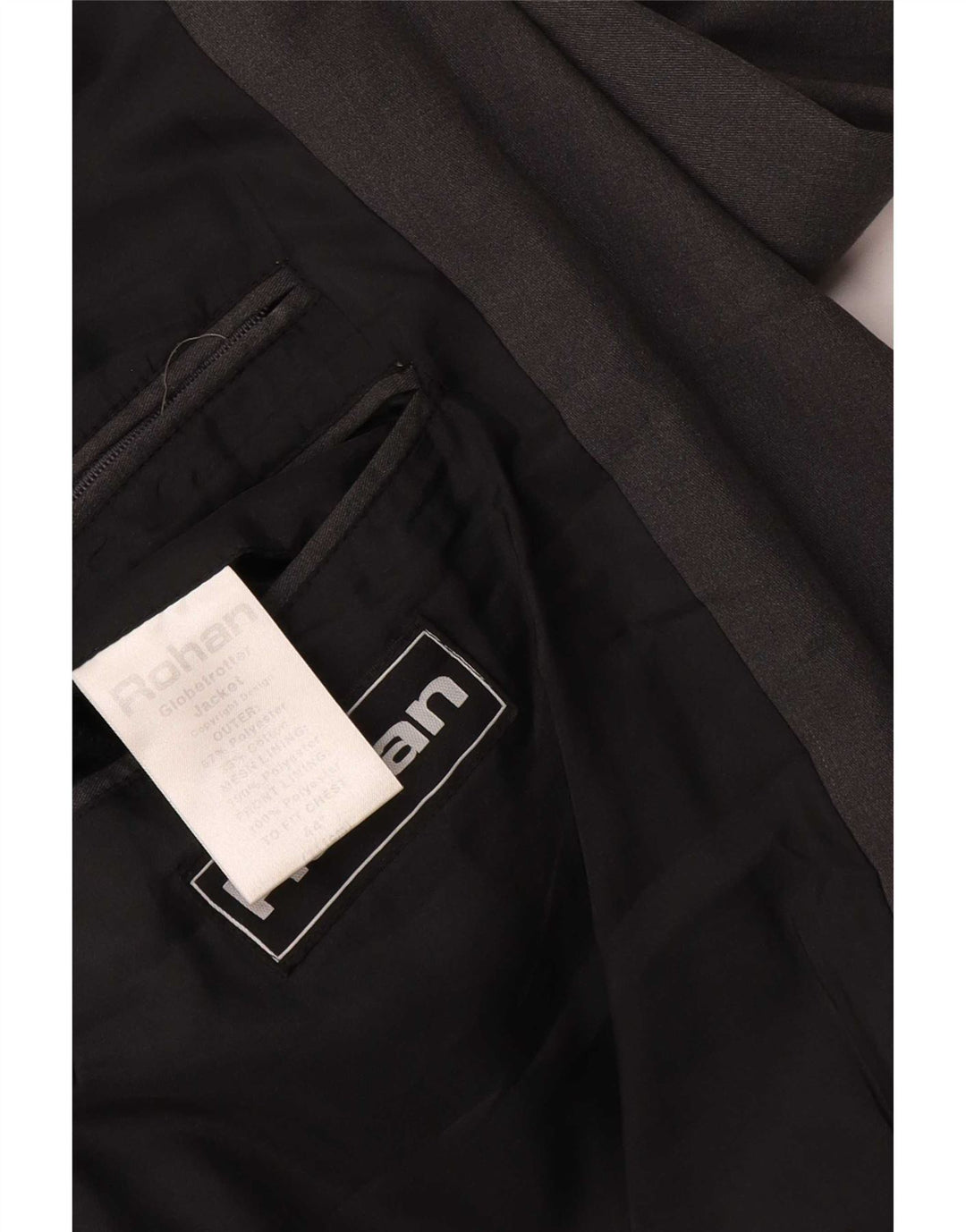 Rohan Herre 2-knaps blazerjakke UK 44 2XL Grå Polyester