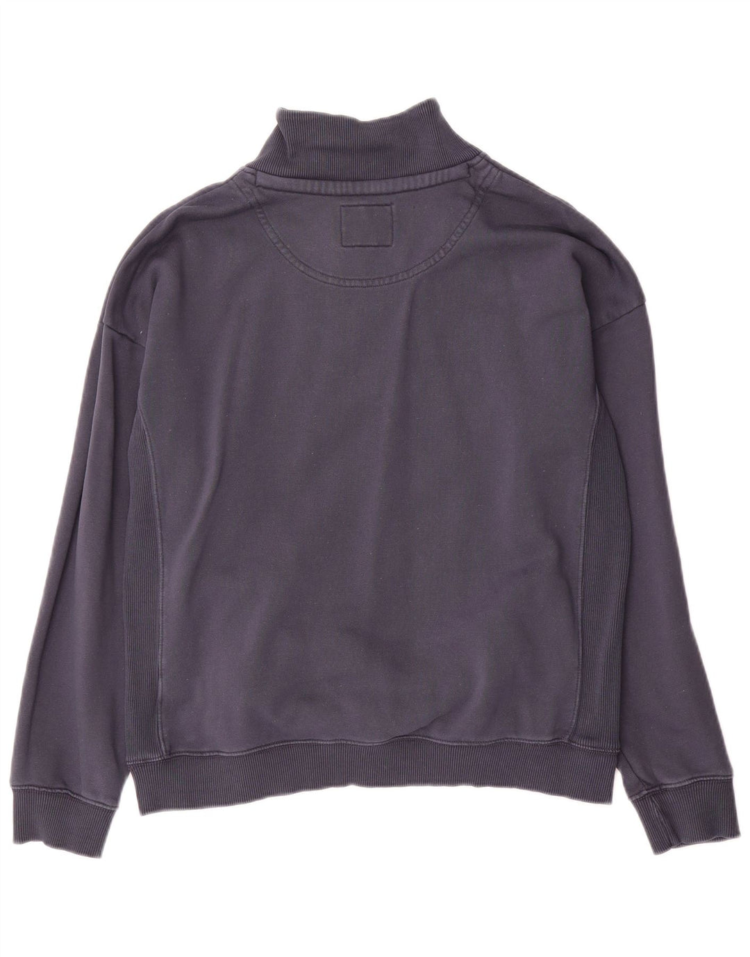 Fat Face Herre Zip Neck Sweatshirt Jumper Medium Navy Blue