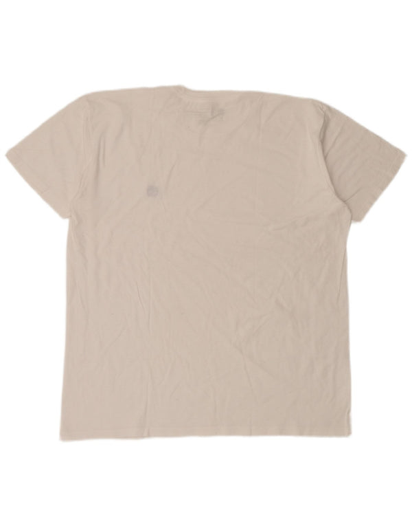 Timberland Mens Regular Fit T-Shirt Top XL White Cotton