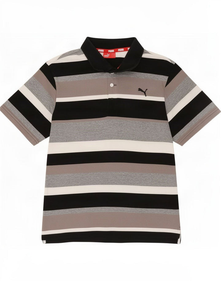 Puma Boys Polo Shirt 13-14 år Flerfarvet Stribet