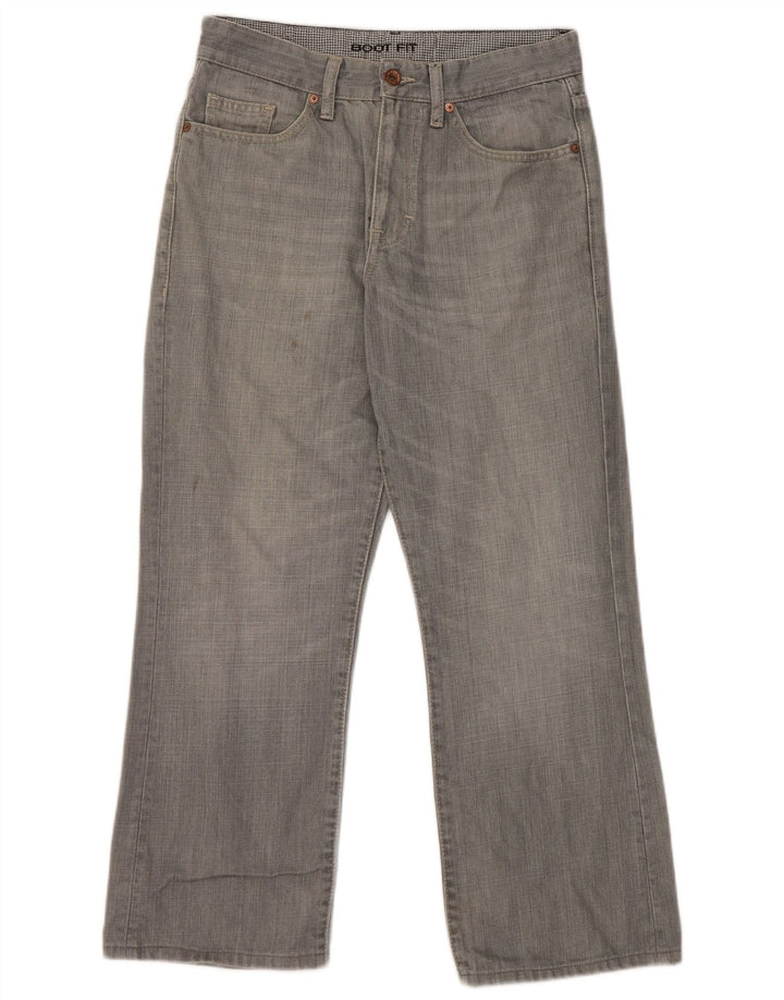 Marks & Spencer Herre Bootcut Jeans W30 L26 Grå Bomuld