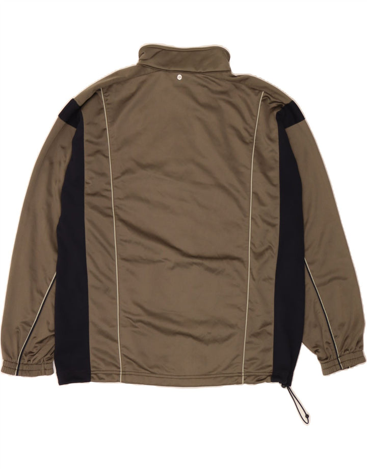 REEBOK Træningsdragt til mænd Topjakke Medium Brun Colourblock Polyester