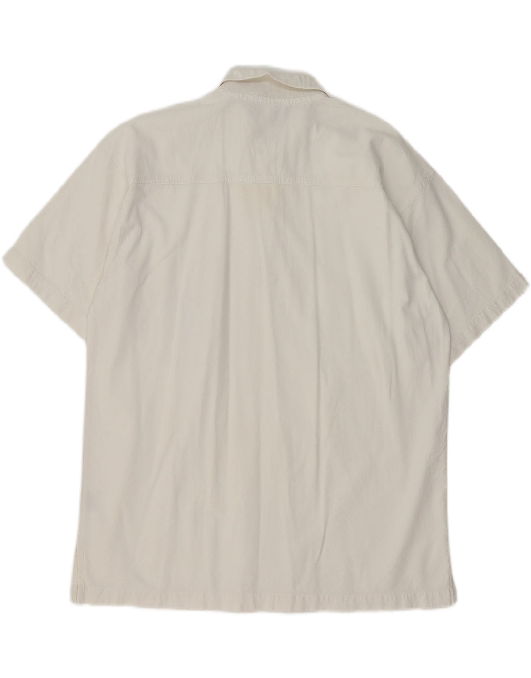 VINTAGE Poloshirt til mænd Medium hvid bomuld