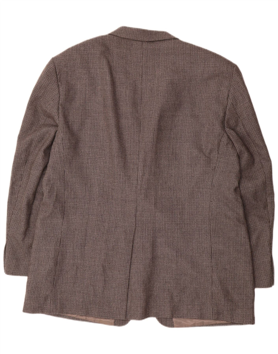 Chaps Herre 2-knaps blazerjakke Størrelse 48 3XL Grå Houndstooth Uld