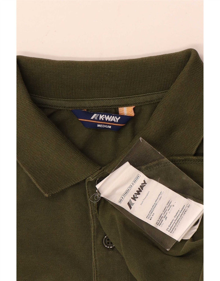 K-Way Herre poloshirt Medium Khaki Bomuld