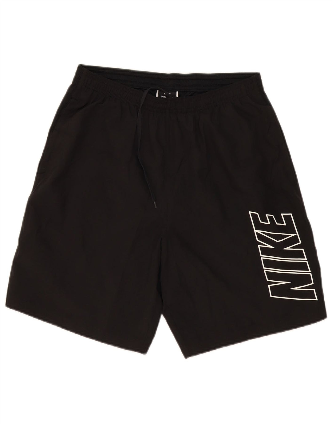 NIKE Herre Dri Fit grafiske sportsshorts mellem sort polyester