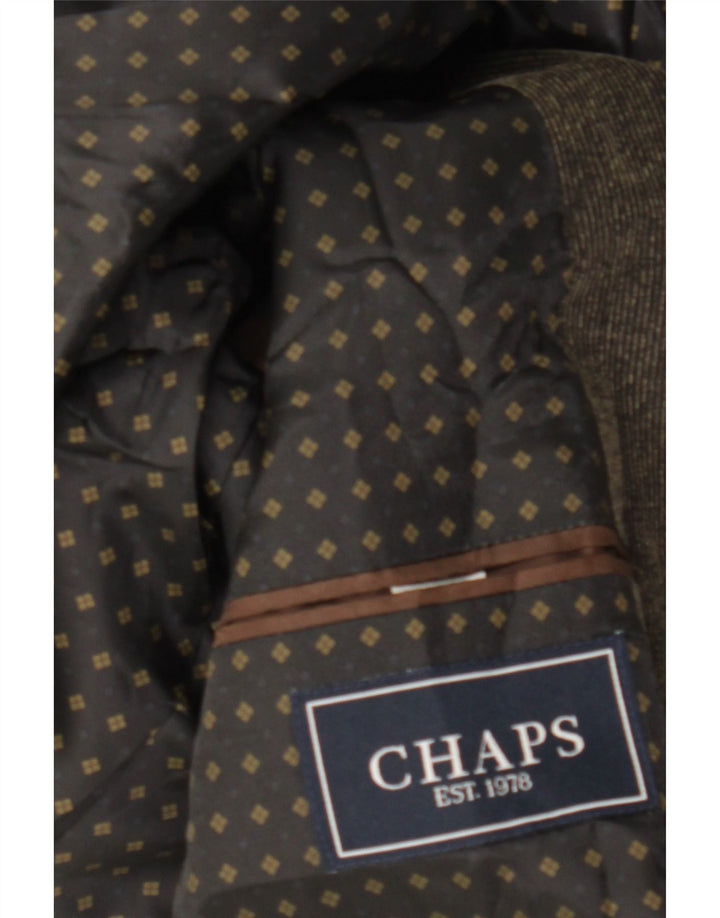 Chaps Herre 2-knaps Corduroy Blazer Jacket UK 40 Stor brun bomuld