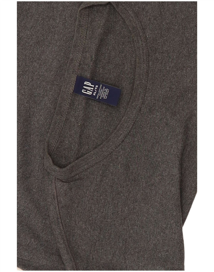 Gap Herre T-Shirt Top XL Grå Bomuld