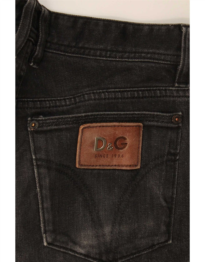 Dolce & Gabbana Dame Slim Jeans W31 L31 Sort Bomuld
