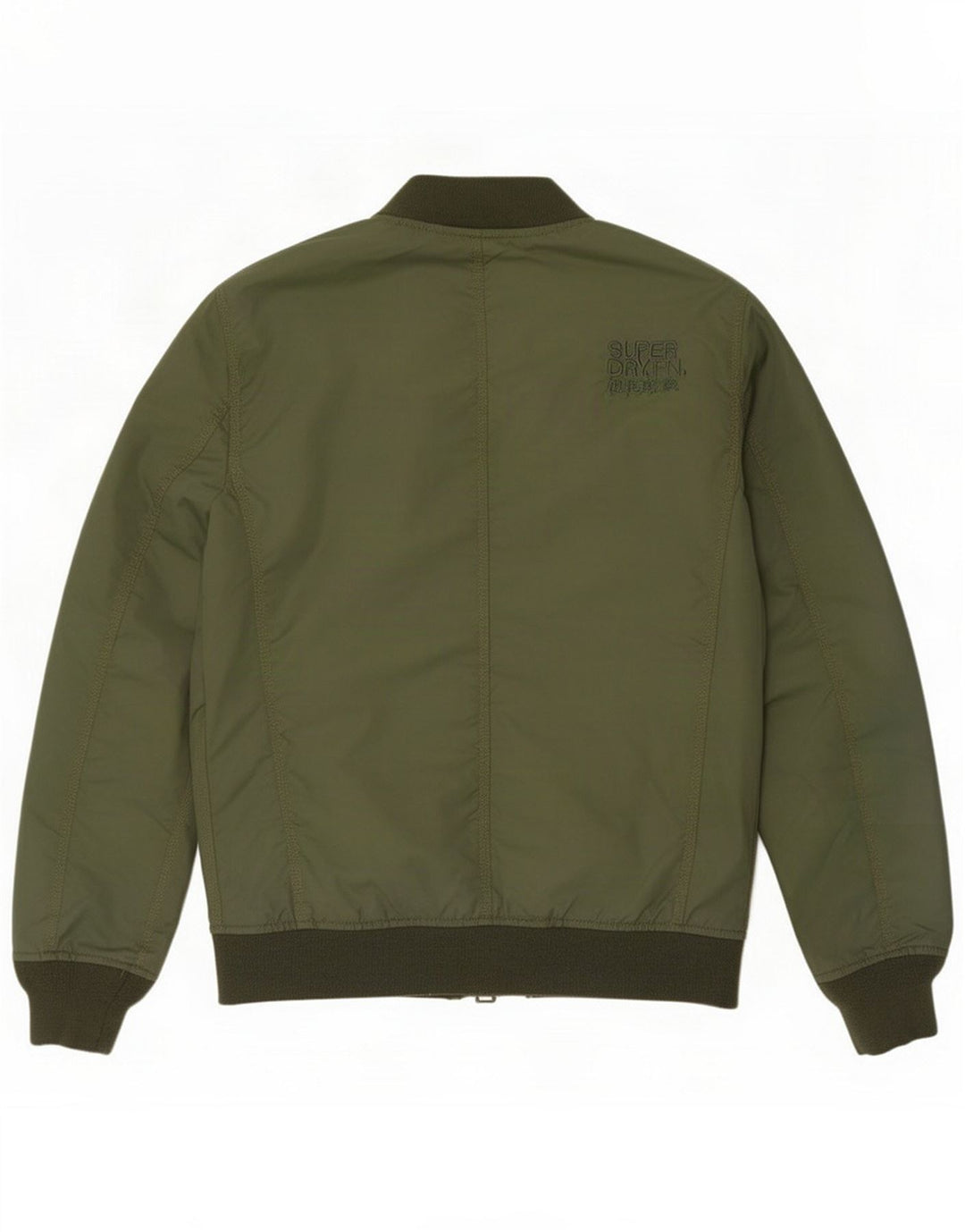Superdry Boys Bomber Jacket 13-14 Years Large Khaki Polyester