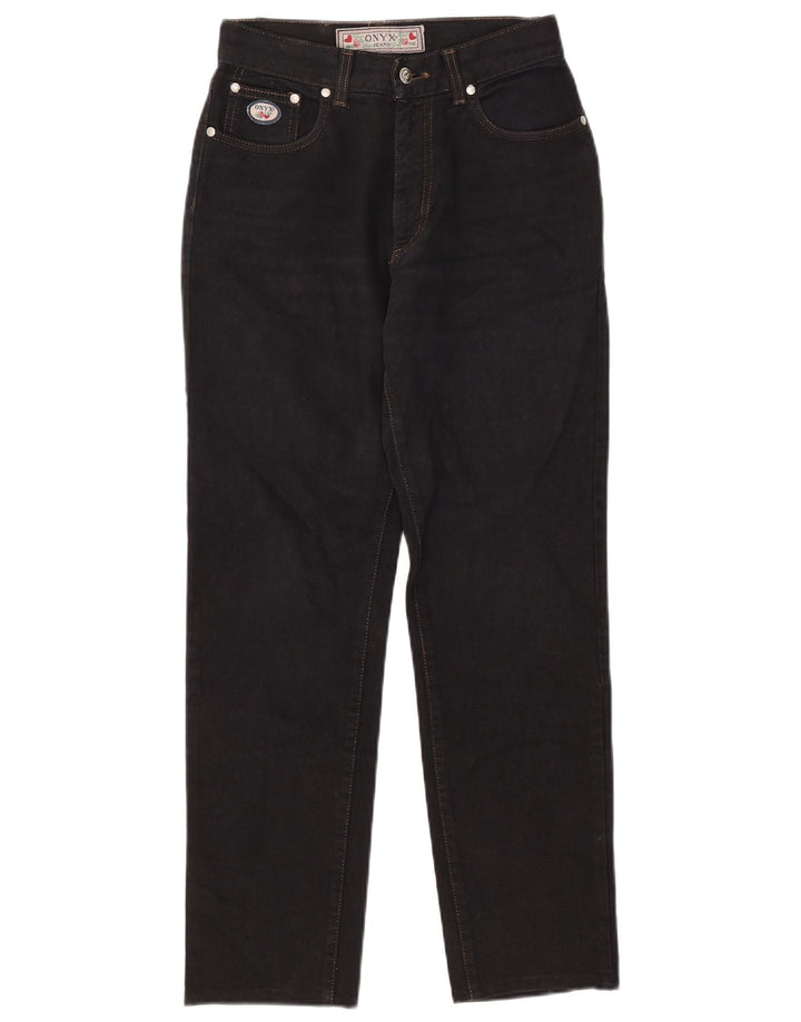 ONYX koniske jeans til kvinder W29 L28 sort bomuld